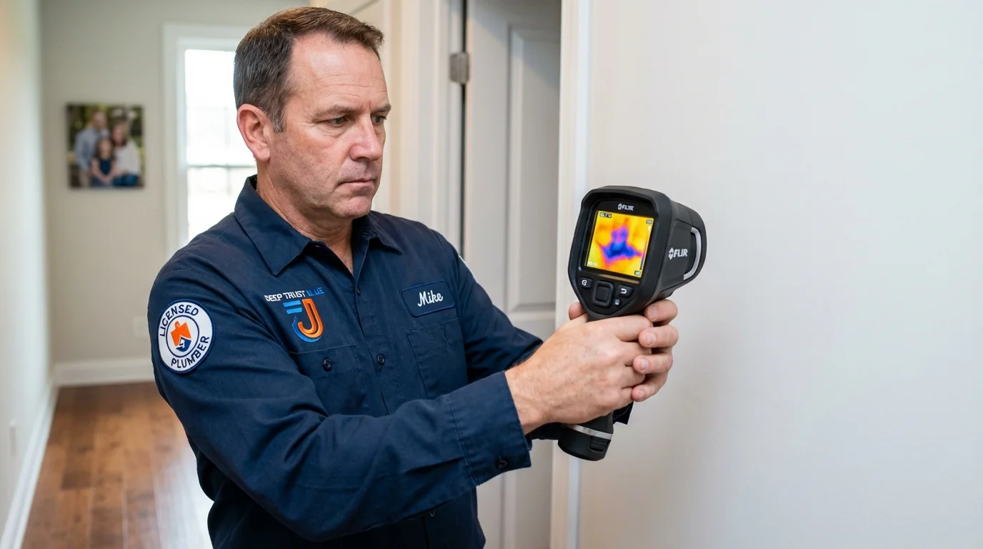 Thermal imaging leak detection by Johns Plumbing LLC in Early